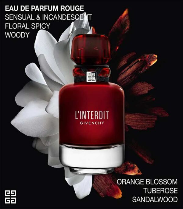عطر ژیوانشی ال اینتردیت رژ ادوپرفیوم زنانه 80 میل -  Givenchy L'Interdit Rouge EDP