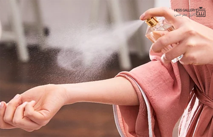 محل اسپری کردن عطر